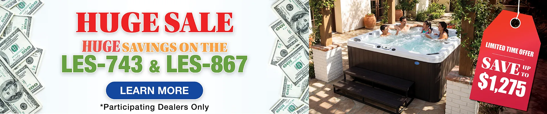 Calspas hot tub being used in a family setting - Fort Bragg